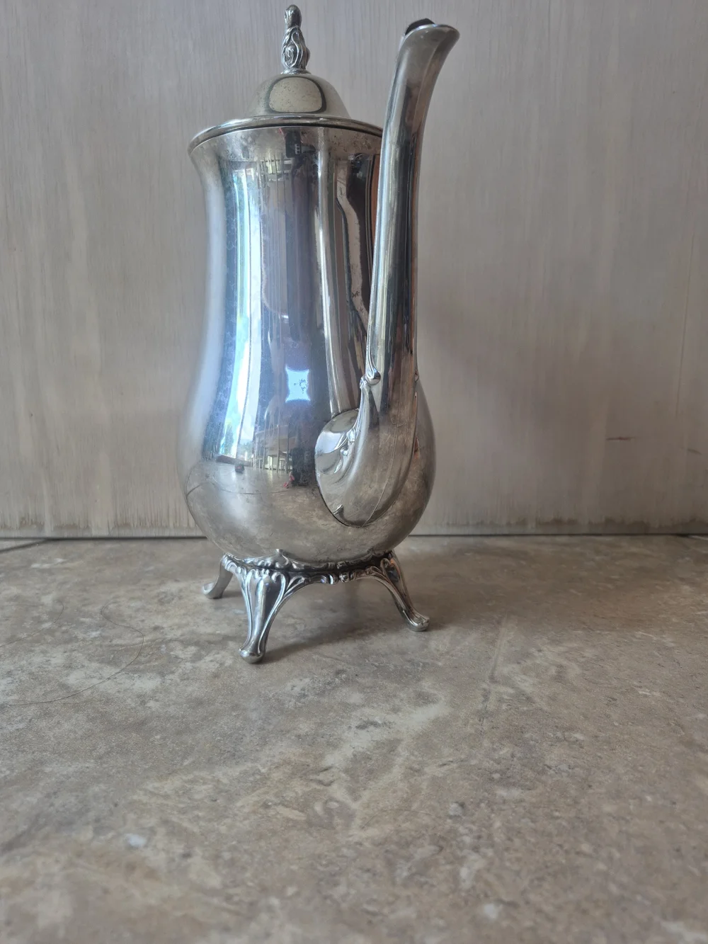 Classic Silverplate Coffee Pot - Polished Silver Finish
